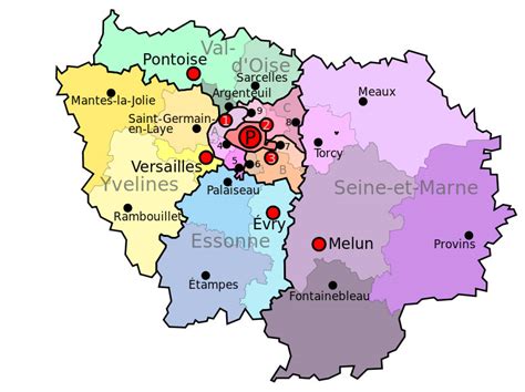 A Guide To The Departments Of Île De France New French Regions