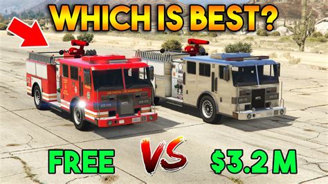 Gta 5 Online Cheap Vs Expensive Firetruck Which Is Best Gameplay
