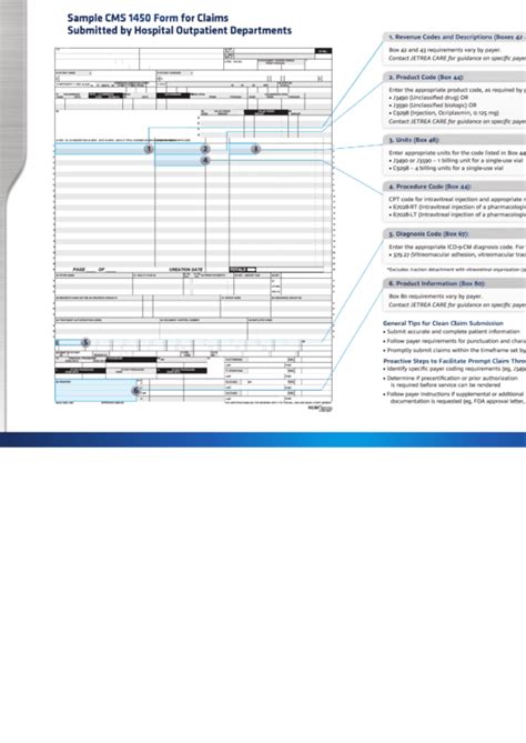 Top Cms 1450 Form Templates Free To Download In Pdf Format
