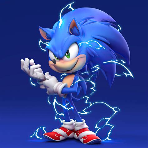 Sonic The Hedgehog Wallpaper 4k Blue Background 5k
