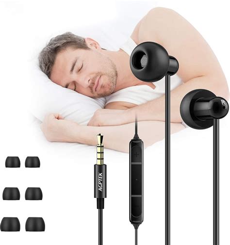 Agptek Sleep Earbuds Sleeping Headphones Ultra Soft Comfortable Noise