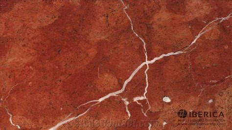 Rojo Alicante Marble Tiles Slabs Red Polished Marble Floor Tiles