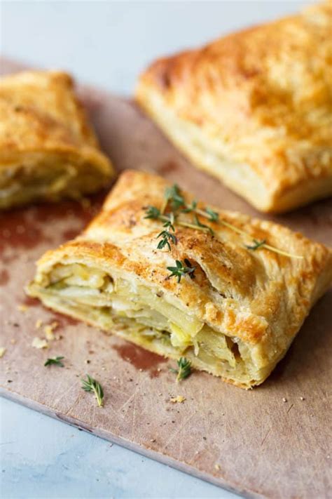 Remove the puff pastry from the fridge 30 minutes before making the pasties. Potato Leek Cornish Pasty (Easy Cornish Pasties) - A ...