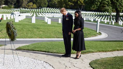 Harry And Meghan Mark Remembrance Sunday With Wreath Laying Ceremony In