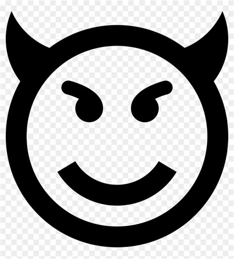 Smiley Face Png Evil Emoticon Smiley Face Svg Png Icon Evil Icon