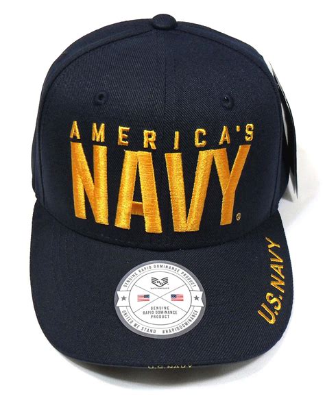Us Navy United States Navy Officially Licensed Bold Letter Military Hat