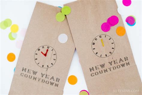 New Years Eve Countdown Bags Free Printables New