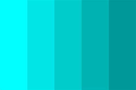 Aqua Shades Color Palette Colorpalette Colorpalettes Colorschemes