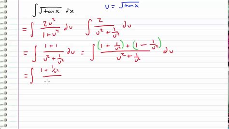 Well, does it want numerical approximation, do you have an interval. Calculus - The Most Difficult Integral - sqrt(tan(x ...