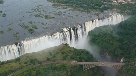 Victoria Falls Helicopter Aerial View Zambia
