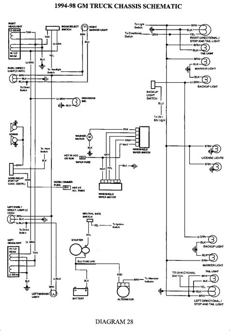 1997 S10 Wiring Diagram