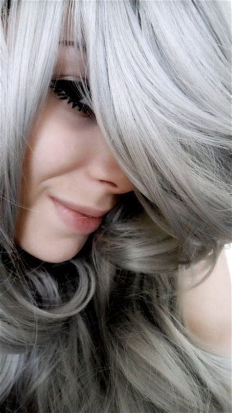 Silver Grey Hair White Silver Grey And Platinum