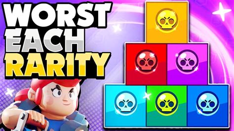 You know, most brawlers in the game are actually good, but some are just awful. PROS Worst Brawlers In Each Rarity! - Brawler Rankings ...