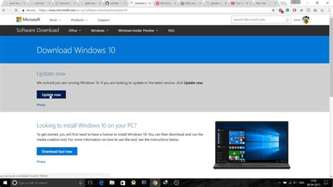 How To Download Windows 10 Creator Update Official Youtube