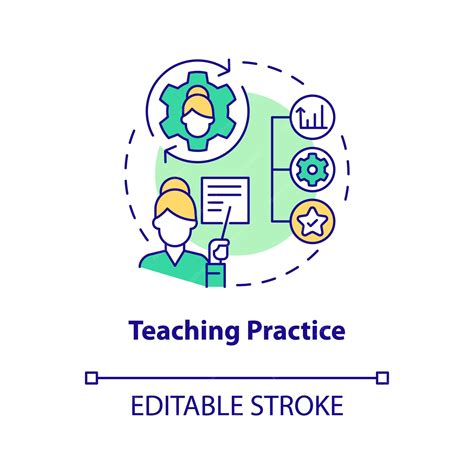 Premium Vector Teaching Practice Concept Icon