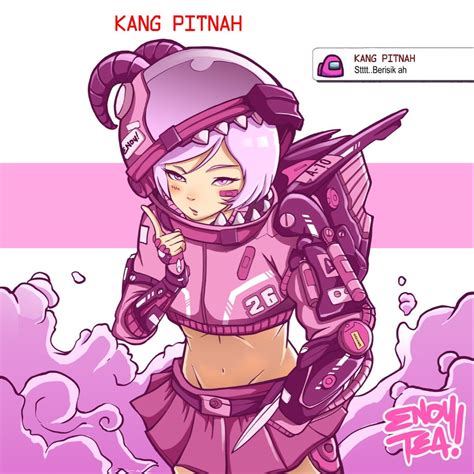 Among Us Anime Characters Pink Antaraksara