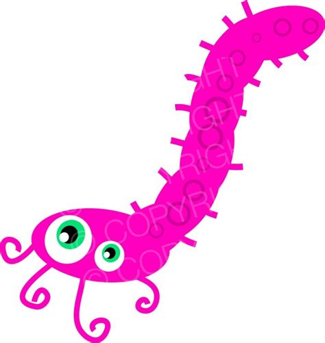 A Cartoon Pink Germ Or Bug Creature Health And Medical