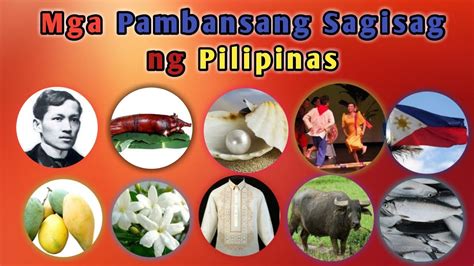 Mga Simbolo O Sagisag Ng Pilipinas Araling Panlipunan Youtube