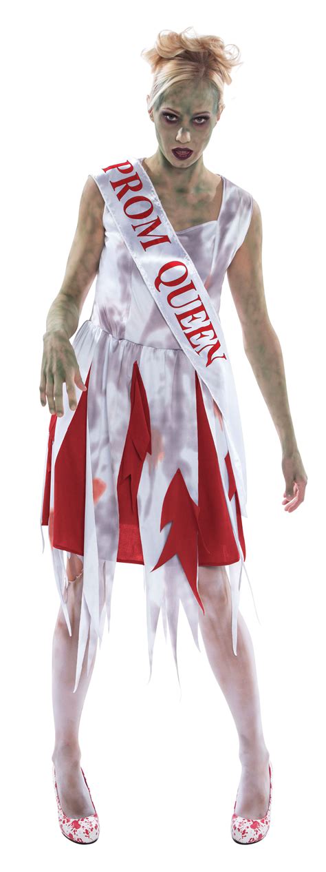 womens halloween prom queen costume ladies horror fancy dress outfit