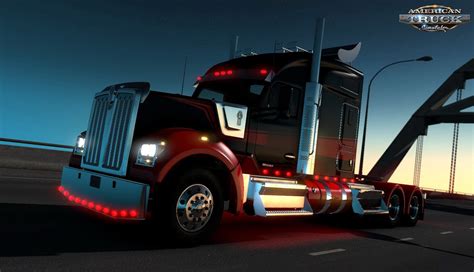 Kenworth W990 Interior V12 Edited By Harven 135x For Ats
