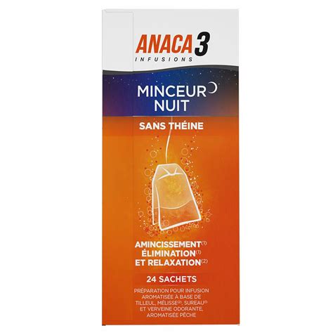 Anaca3 Infusion Minceur Nuit 24 Pcs Redcare Pharmacie