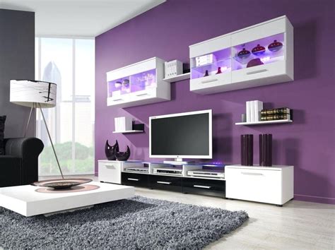 Room Decor Ideas Purple Purple Grey And White Living Room