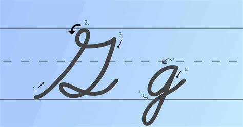 Cursive G: Learn to Write the Cursive Letter G - My Cursive