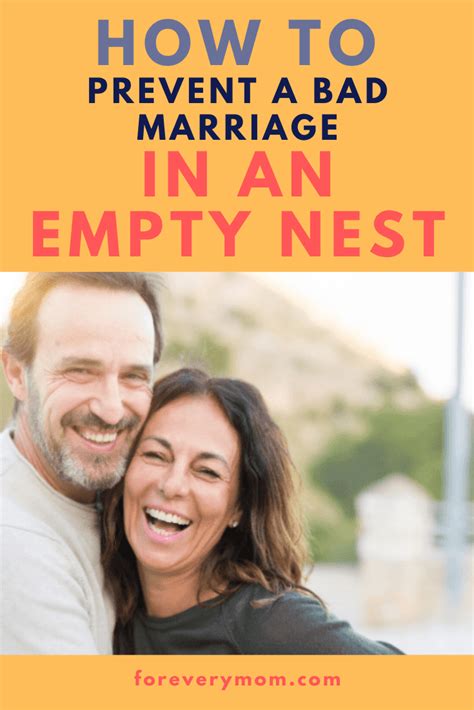 bad marriage empty nest for every mom