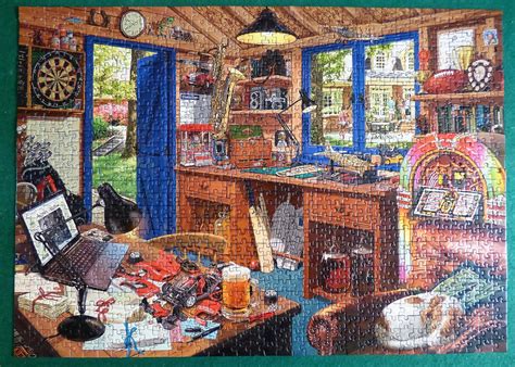 Chez Maximka My Haven The Man Cave 1000 Piece Jigsaw Puzzle From