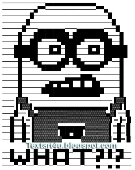 Minion What Text Art Despicable Me Character Cool