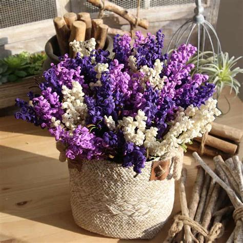 They can be used on every occasion. Artificial Outdoor Flowers Curly Lavender - Artificial ...