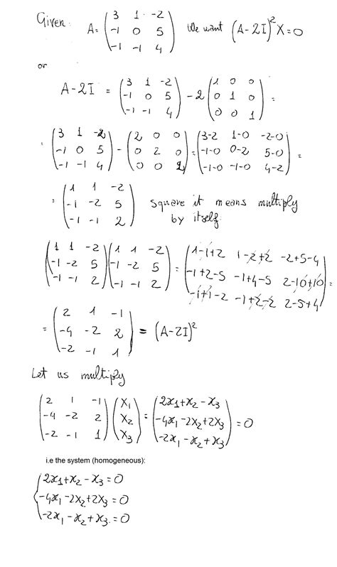 how do you find a 2i 2x 0 given a 3 1 2 1 0 5 1 1 4 socratic