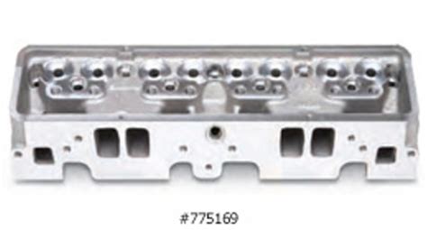Edelbrock Victor 18 Pro Port Raw Cylinder Head Chevy Small Block Bare