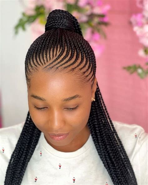 2022 Latest And Classy Cornrow Styles For Ladies Ladeey Latest Ghana Weaving Hairstyles