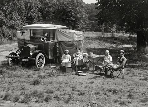 Shorpy Historical Picture Archive Auto Campers 1920 High Resolution