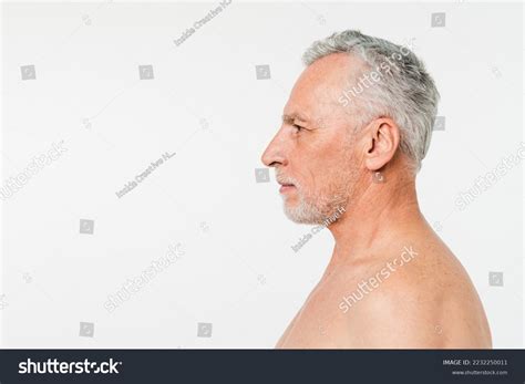 Middle Aged Man Handsome Shirtless Shutterstock
