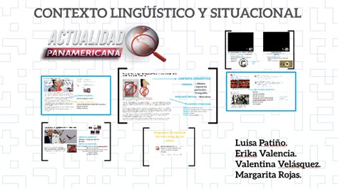 CONTEXTO LINGÜÍSTICO Y SITUACIONAL by Margarita Rojas Torres