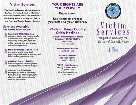 Domestic Violence Brochure On Behance