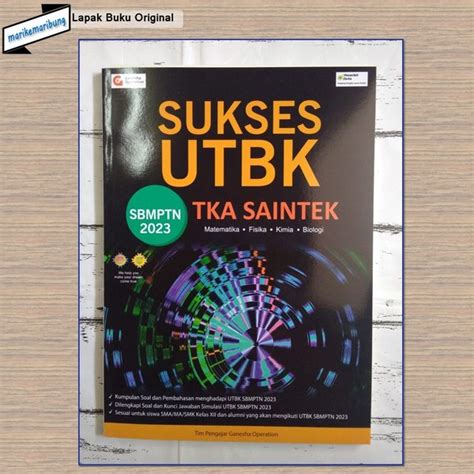 Jual Terbaru Buku TKA SAINTEK UTBK SBMPTN 2023 By Ganesha Operation