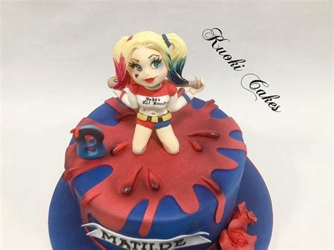Harley Quinn Cake Decorated Cake By Donatella Cakesdecor
