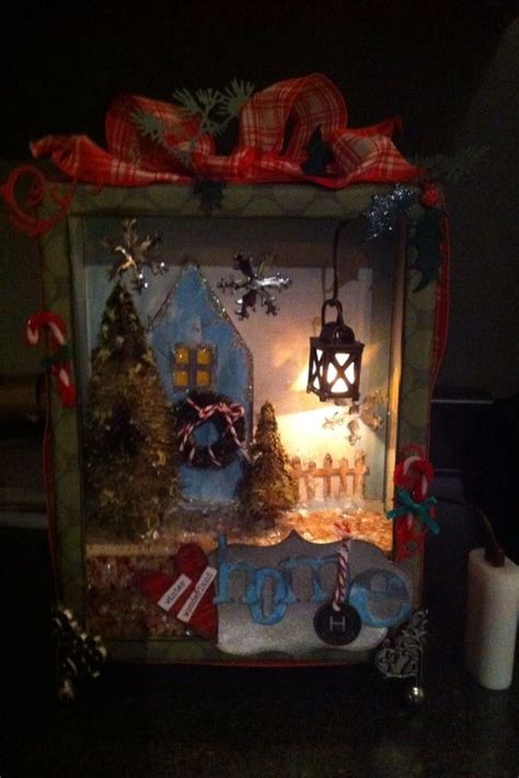 This Is A Shadow Box Using Tim Holtz Products Inspired From Tammy