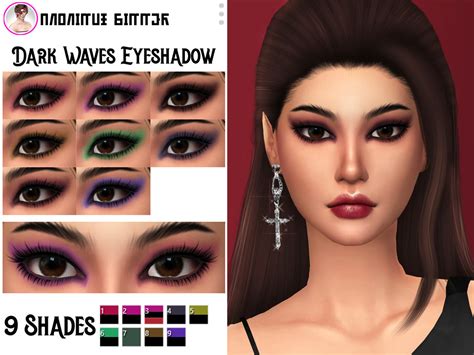 The Sims Resource Dark Waves Eyeshadow