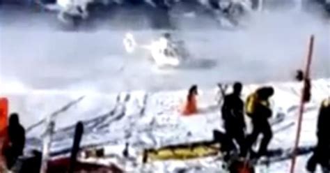 Michael Schumacher Skiing Accident Footage Of F1 Legend Airlifted To