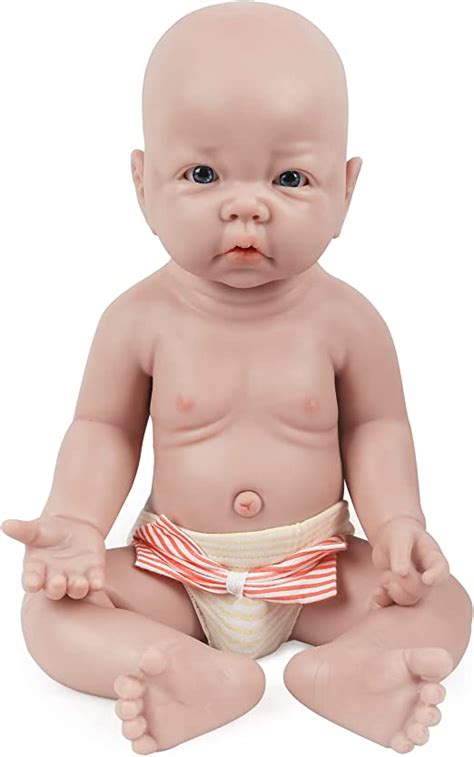 Vollence Inch Reborn Full Silicone Baby Doll Not Vinyl Material Dolls Real Full Body Silicone