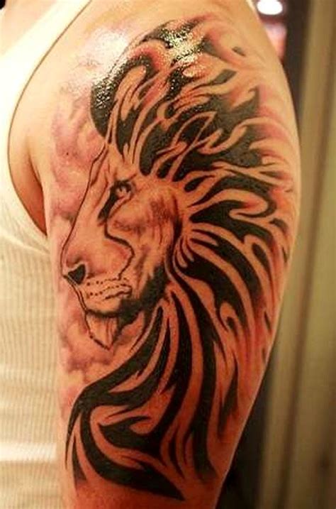 100s Of Lion Tribal Tattoo Design Ideas Pictures Gallery