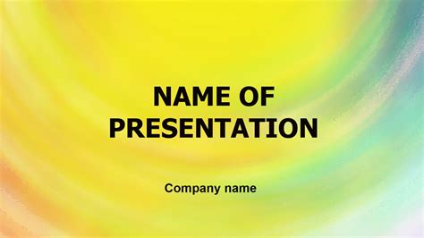 Download Free Sunny Yellow Powerpoint Template For Presentation My