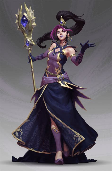 Artstation Sorceress Mclean Kendree Fantasy Character Design