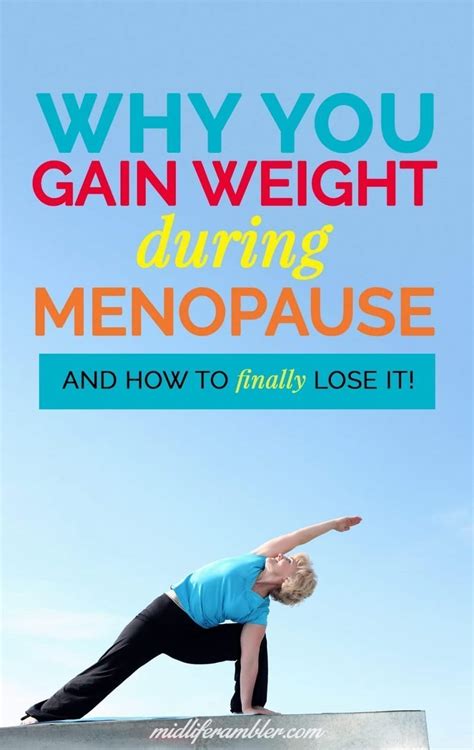 how to lose weight after menopause why you gain weight and how you can lose it midlife rambler