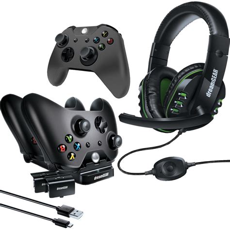 Dreamgear Xbox One Advanced Gamers Starter Kit Headset Charging