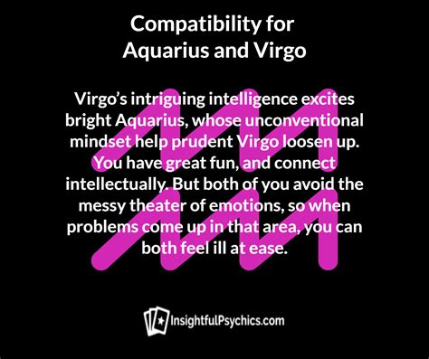Aquarius Compatibility With Images Aquarius Compatibility Virgo